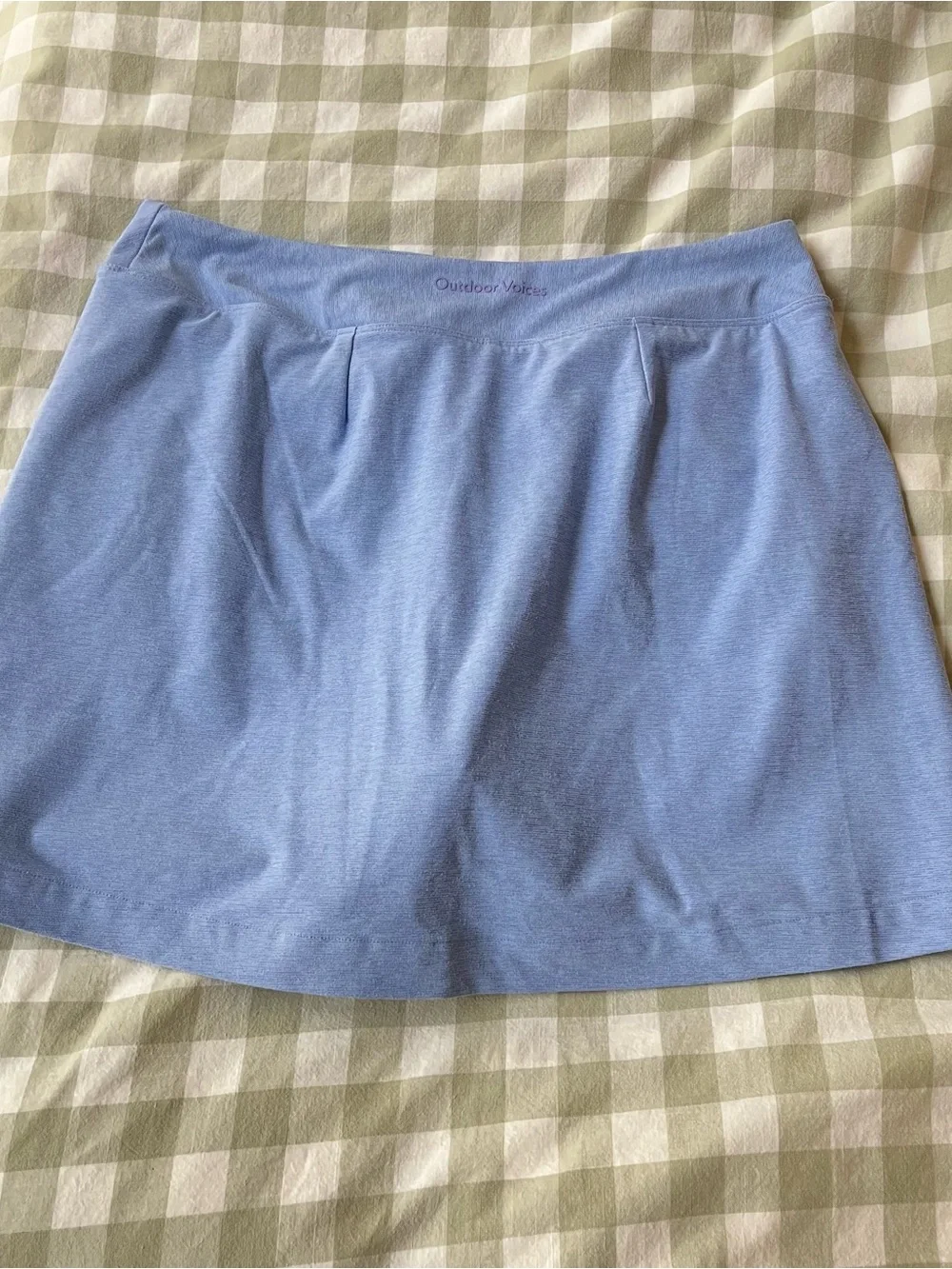 Outdoor Voices Light Blue Tennis Court Skort